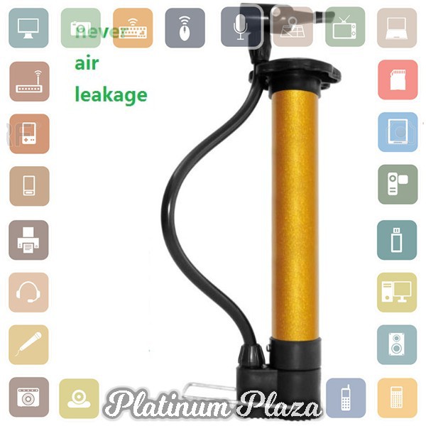 TaffSPORT Pompa Angin Ban Sepeda Tier Air Pump - PM002 - Golden`9BUDWC-