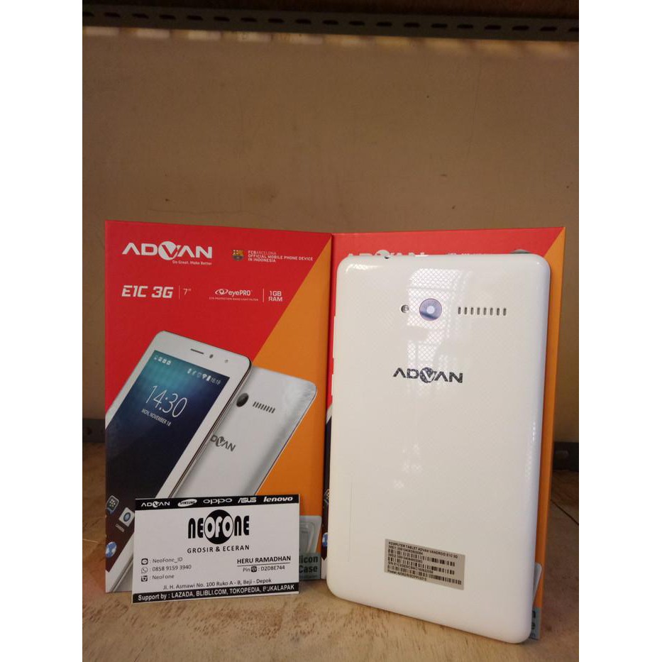 Tablet Advan Vandroid E1c 3g Tablet Ram 1 8 Free Diamond Case Shopee Indonesia