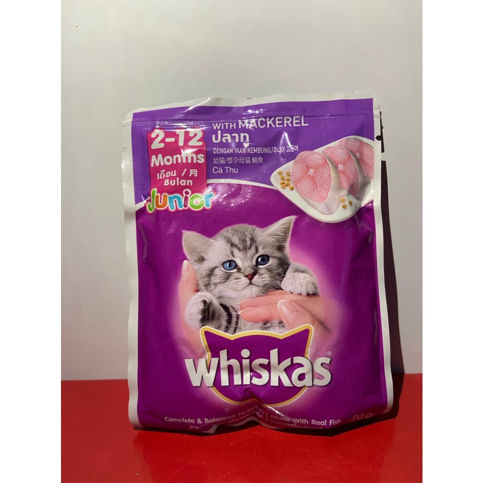 Whiskas Pouch Junior Mackerel 85gr