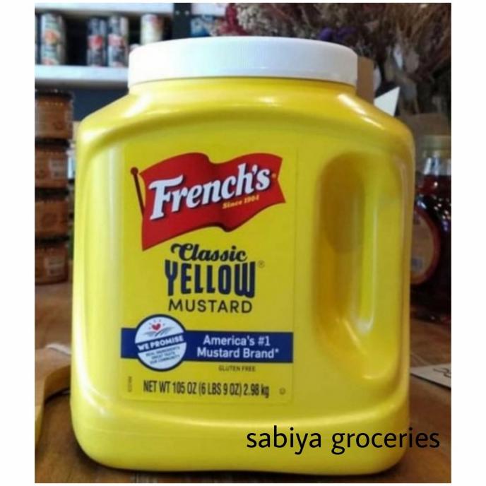 

------] french frenchs french's classic yellow mustard 2.98kg / 105oz