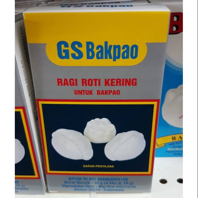 

GS BAKPAO Ragi Roti Kering untuk Bakpao 4x10gr