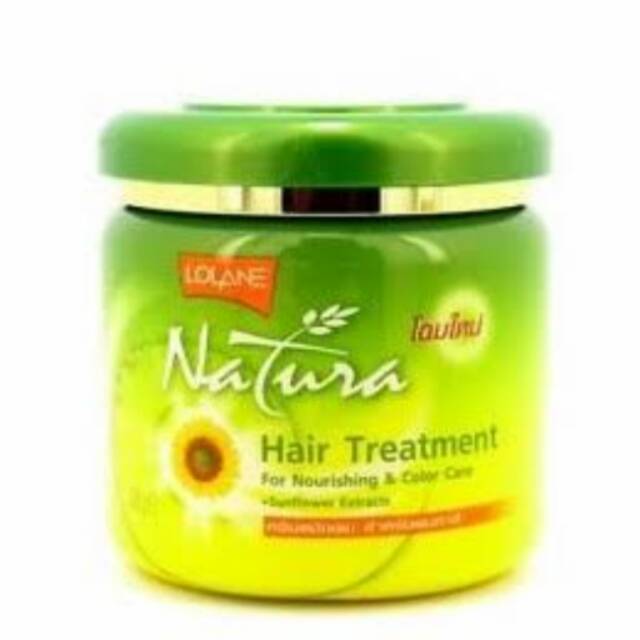 lolane natura sunflower masker rambut