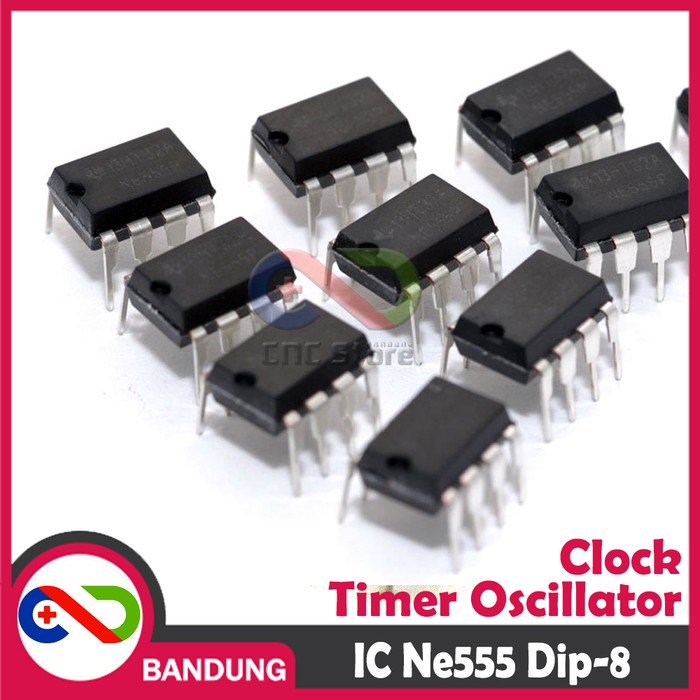 Ne555 Dip-8 Ne555p 555 Clock Timer Oscillator Ic