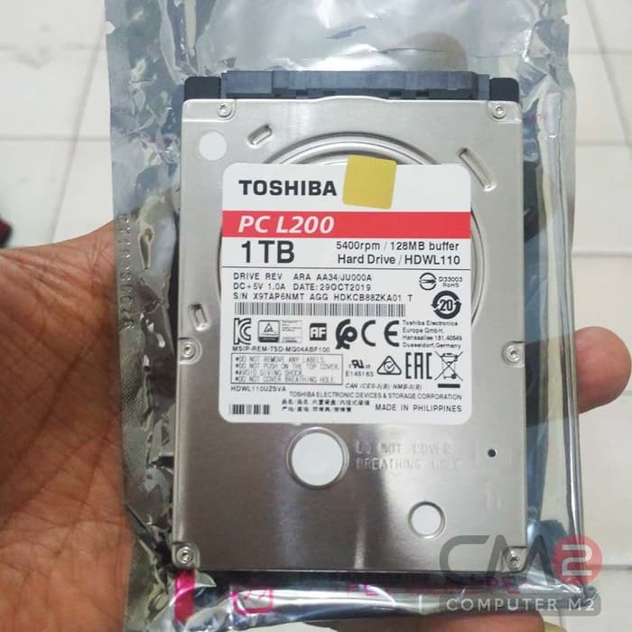 Harddisk Laptop 1TB 2,5&quot; Sata 3 - Harddisk 1TB untuk Laptop 2,5&quot; Sata 3