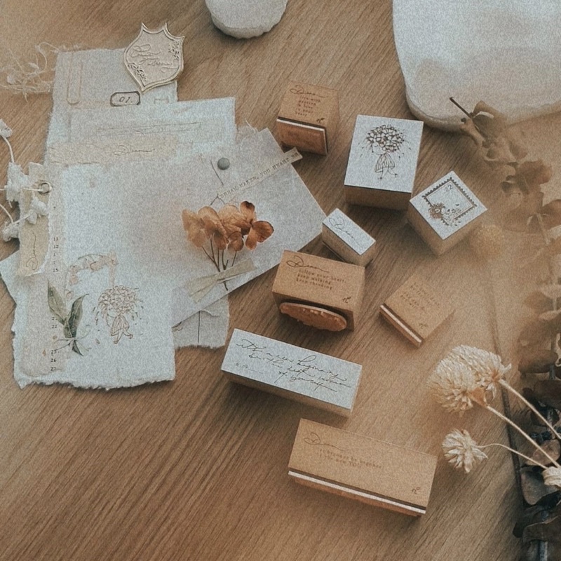 

Nove “ Dear “ Rubber Stamps