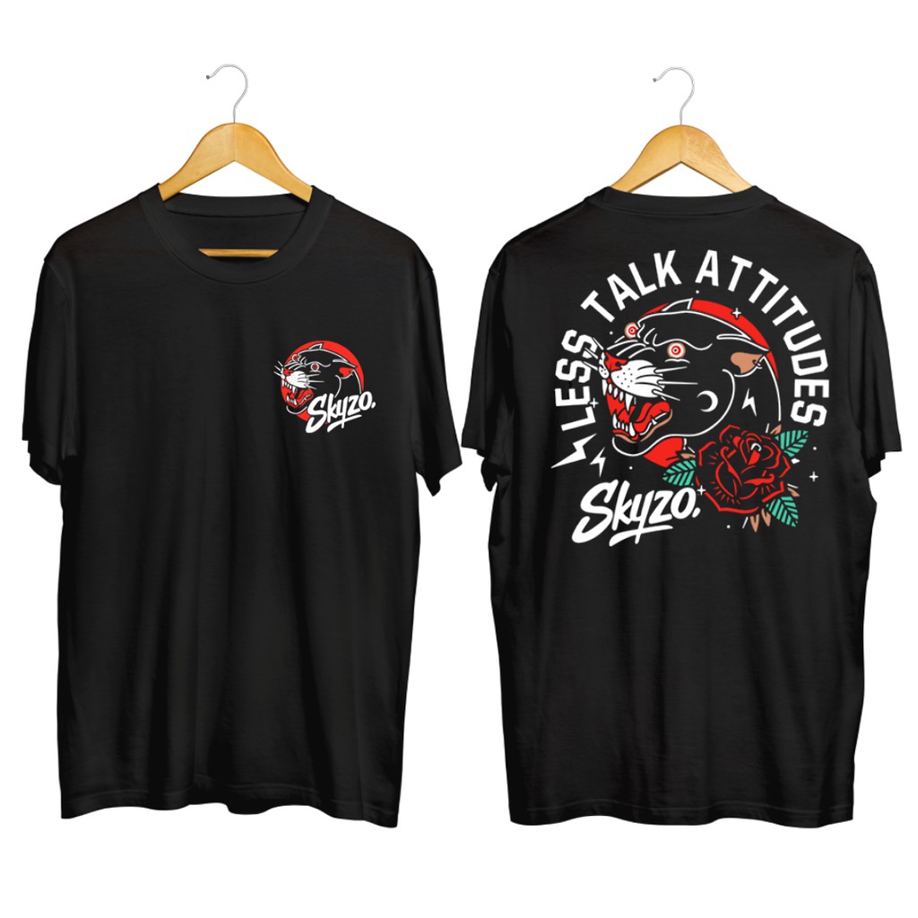KAOS BABYGANG SKYZO TIGER  KAOS TULISAN JEPANG  KAOS MAWAR  TSHIRT  KAOS DISTRO