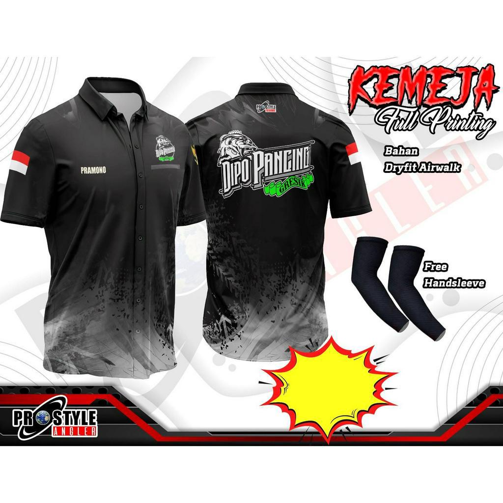 Kemeja full print DRY-FIT Premium || FREE DESIGN || PROSTYLE