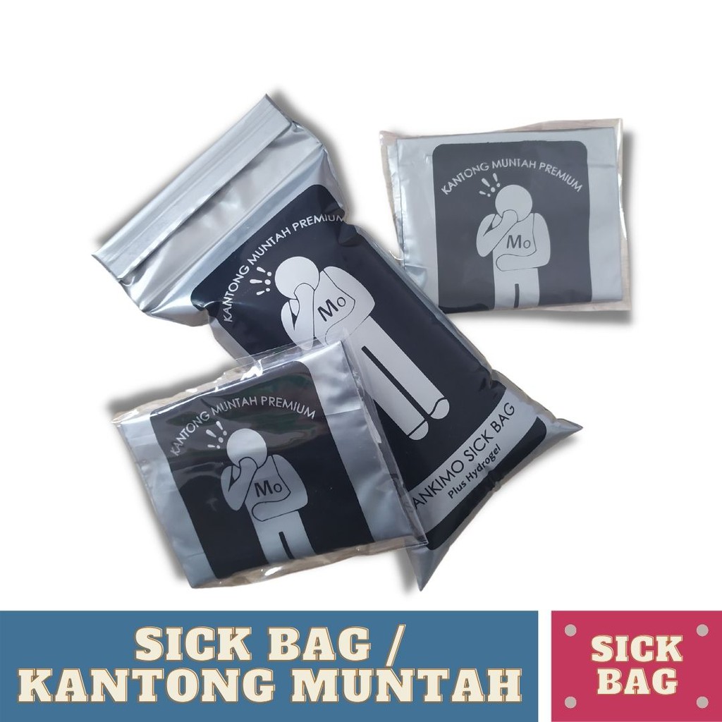Sankimo Sick Bag MABORA Alat Kencing / Kantong Urin / Pee Bag / Kantung Urine / Kantong Muntah