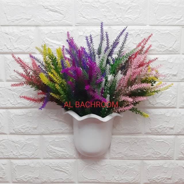 BUNGA LAVENDER POLOS B8162 BUNGA PLASTIK ARTIFICIAL DEKORASI RUMAH