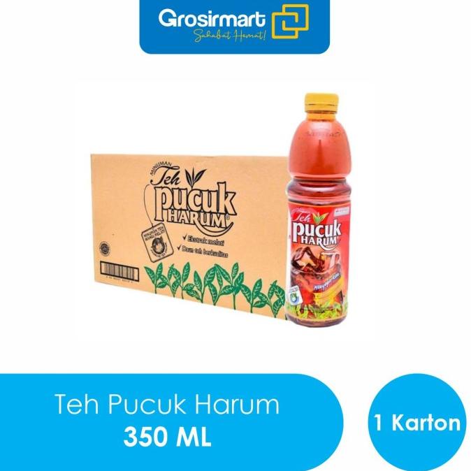 [ COD ] teh pucuk harum 350 ml | 1 karton (24 botol) TERPERCAYA Kode 632