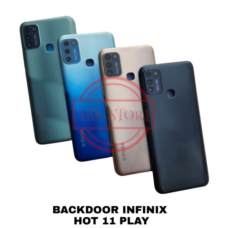 TUTUP BELAKANG BACKDOOR BACKCOVER BACK CASING INFINIX HOT 11 PLAY