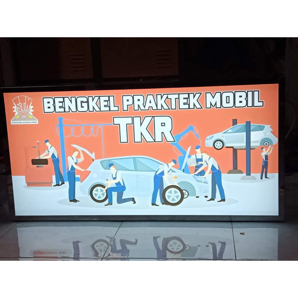 Jual neon box 1 sisi neon box toko perusahaan neon box