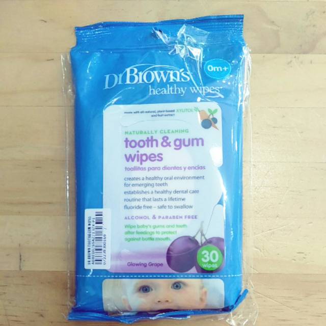 Dr browns tooth &amp; gum wipes