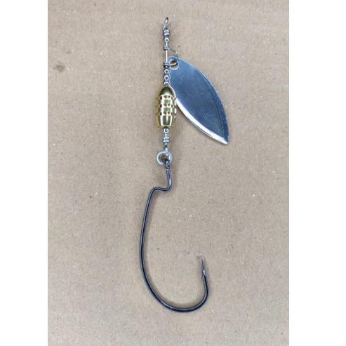 Jual.. SPINNER IN LINE INLINE. HOOK BKK 3/0 + SOFT LURE. BY RJF LURE. Umpan dalam. umpan gabus. umpa