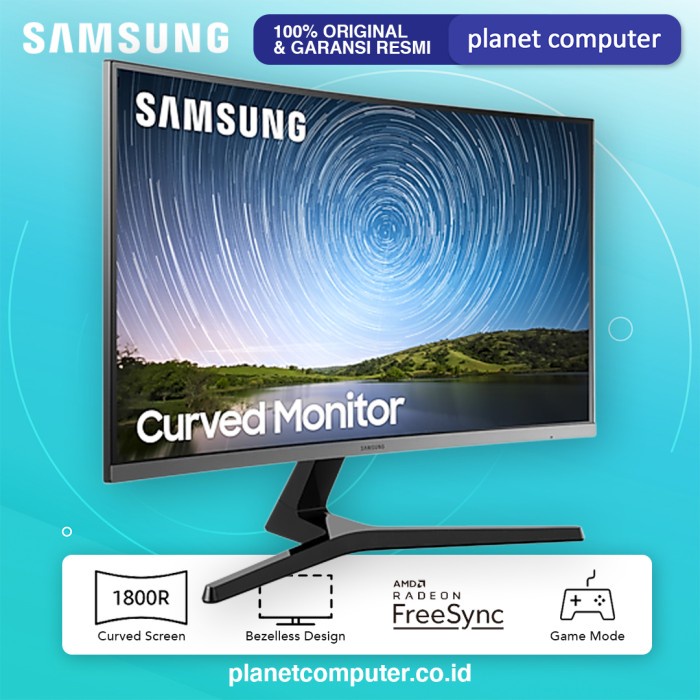 Monitor Samsung 27&quot; Inch C27R500 Curved FHD LED FREESYNC | C27R500FHE