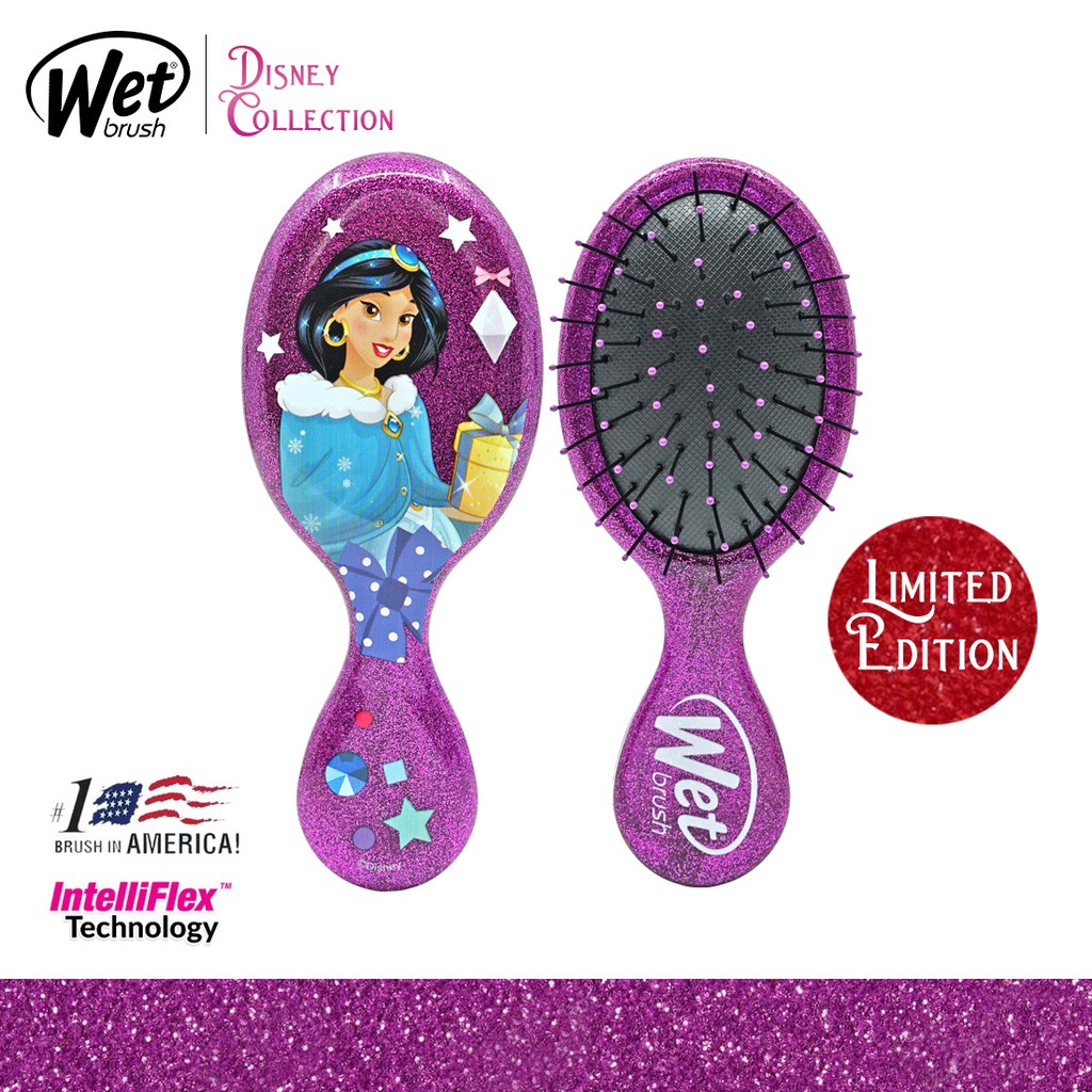 Wetbrush Mini Disney Glitter Ball -  Jasmine Sisir Super Smooth