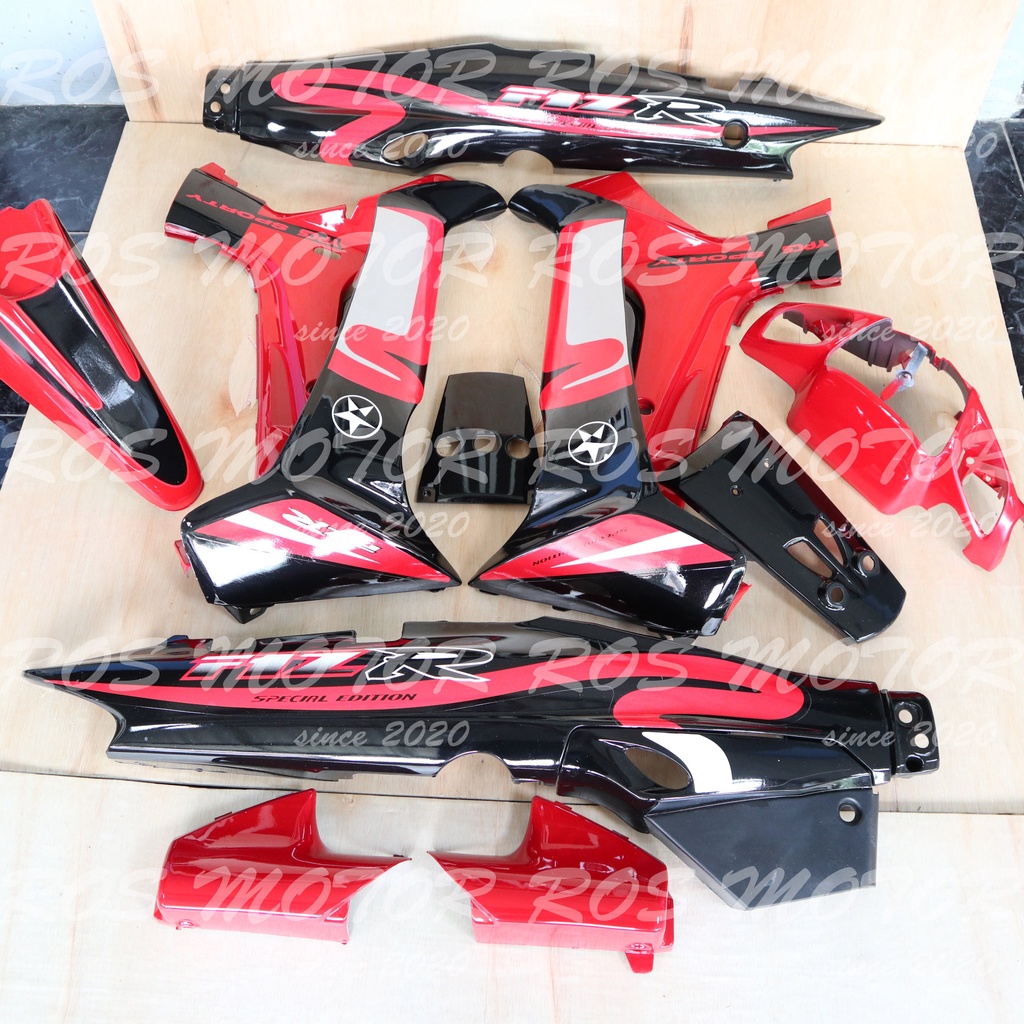 Cover Body Fizr F1zr Caltex Merah Hitam Full Set Halus Cover Bodi Yamaha Fiz r