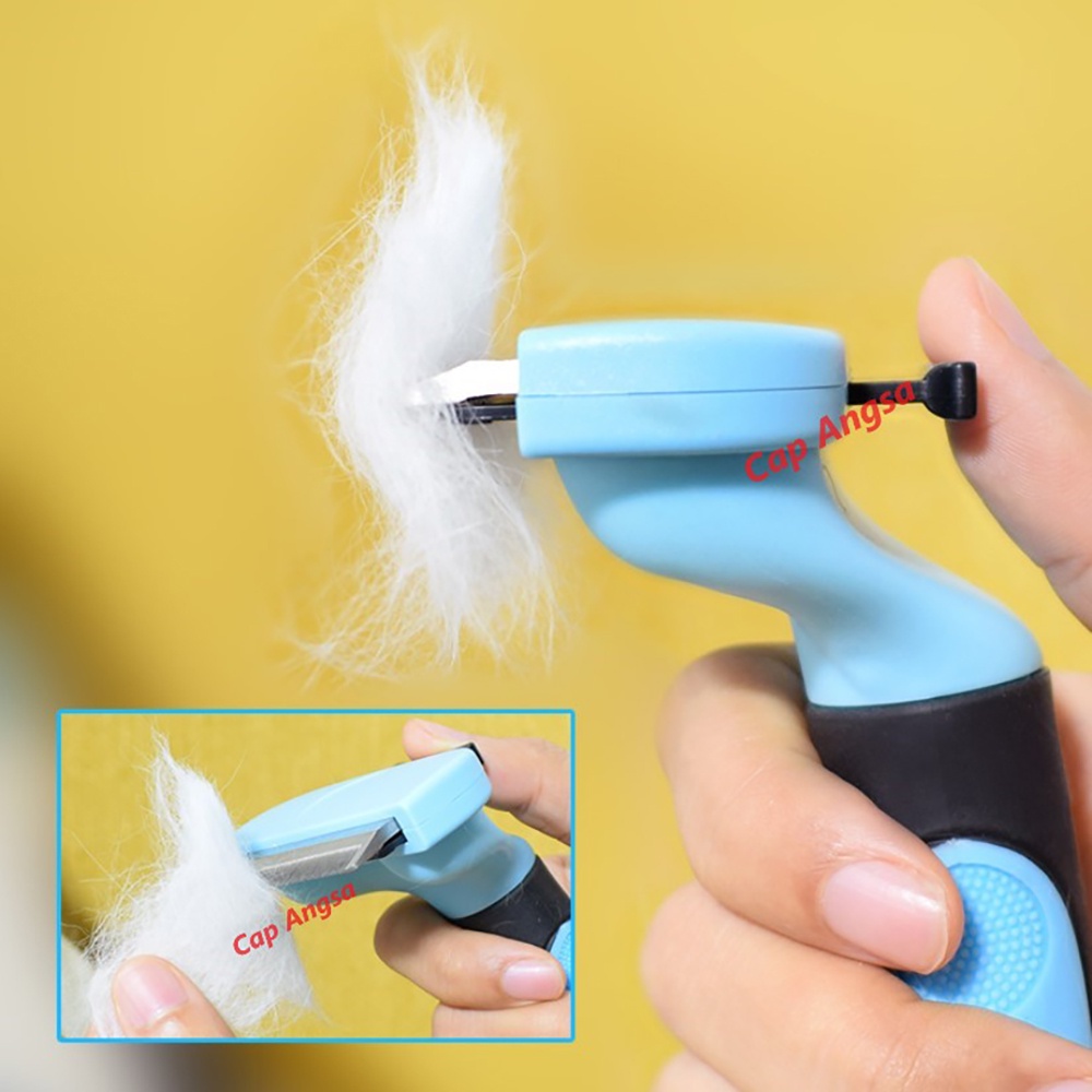 SISIR CUKUR HEWAN ANJING KUCING KNIFE SHEDDING TRIMMER KNOT COMB BRUSH GROMING DOG CAT HAIR REMOVER