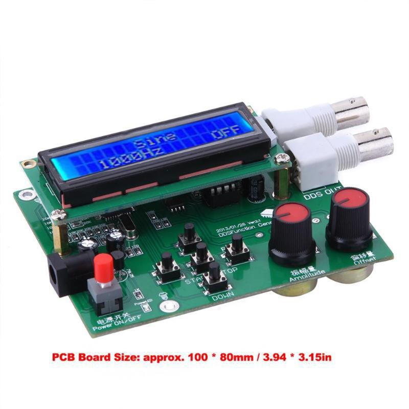 Papan PCB Generator Sinyal btsg Ddsfungsi Intuitif 5tombol Bacaan Jernih