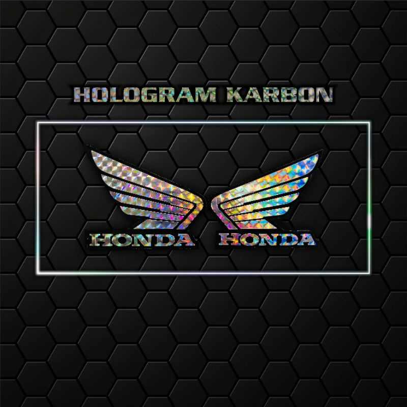 STICKER CUTTING SAYAP HOLOGRAM  (1 SET KANAN KIRI)