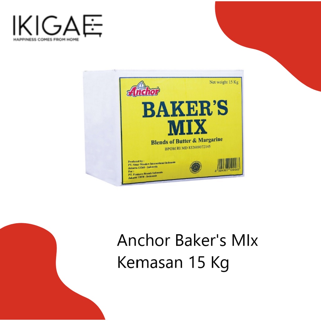 ANCHOR BAKER MIXED / BLENDING BUTTER / BUTTER BAKING 15 KG