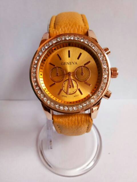 Jam Tangan Wanita/Murah/import/Analog/Geneva/Stainless/fashion