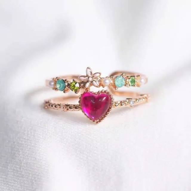 kode JW206 jewelry rings (free box)