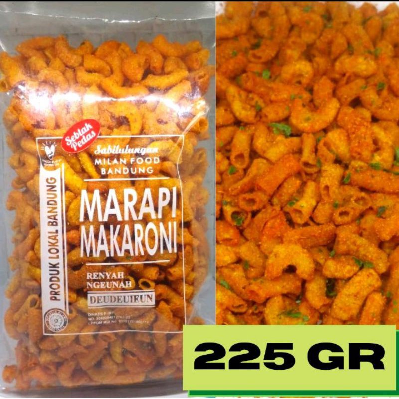 

cemilan makroni renyah, gurih, mantap.