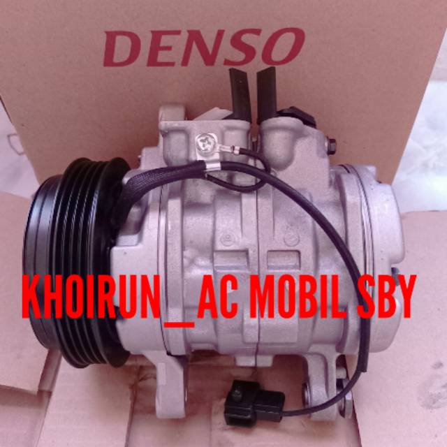 Compresor Kompresor AC Mobil Xenia 1000cc - Untuk modif Puly 4pk -4 alur  - Denso Original (Baru)