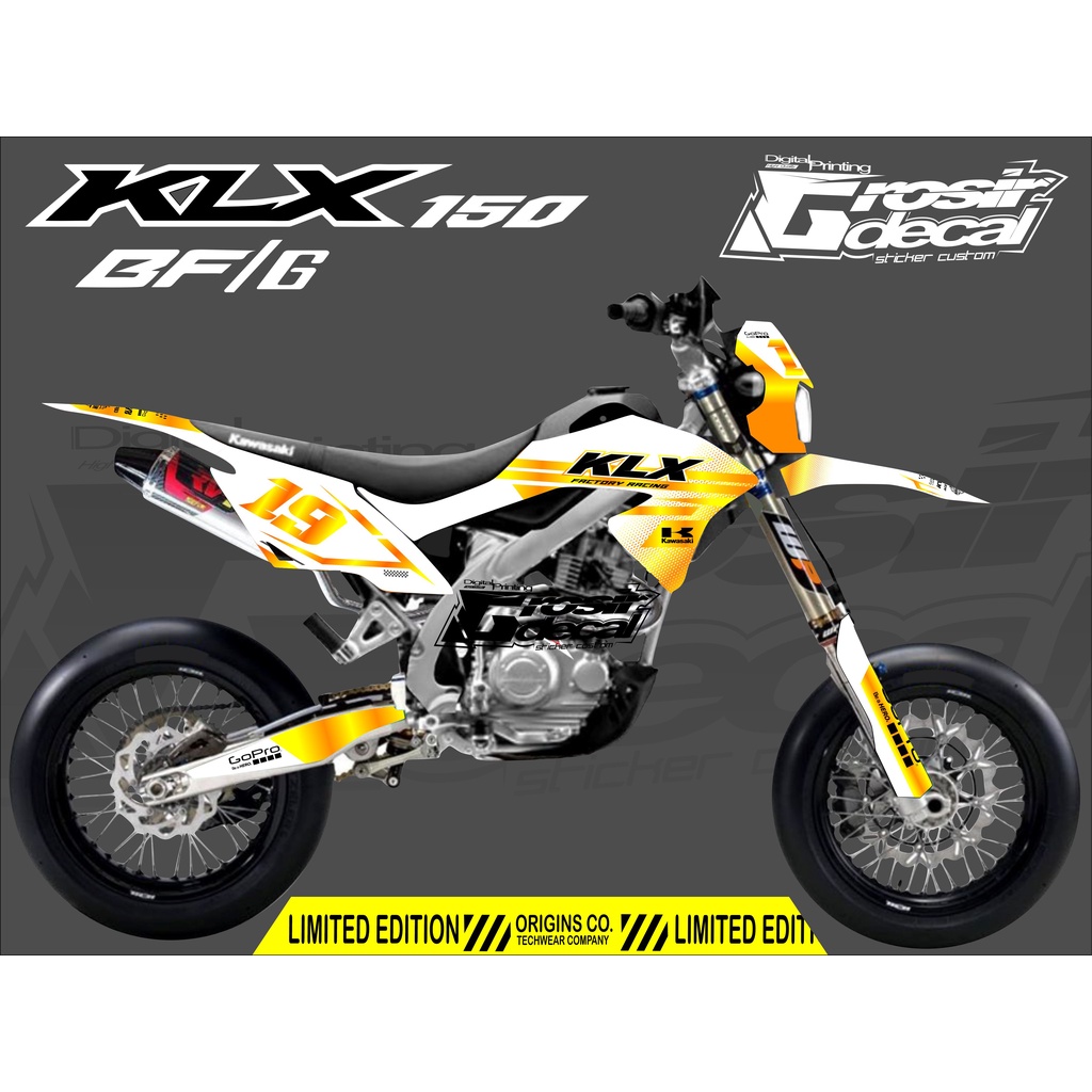Decal Stiker KLX 150 BF/G/SE Full Body Dekal Stiker KLX 150 BF/G/SE fullbody