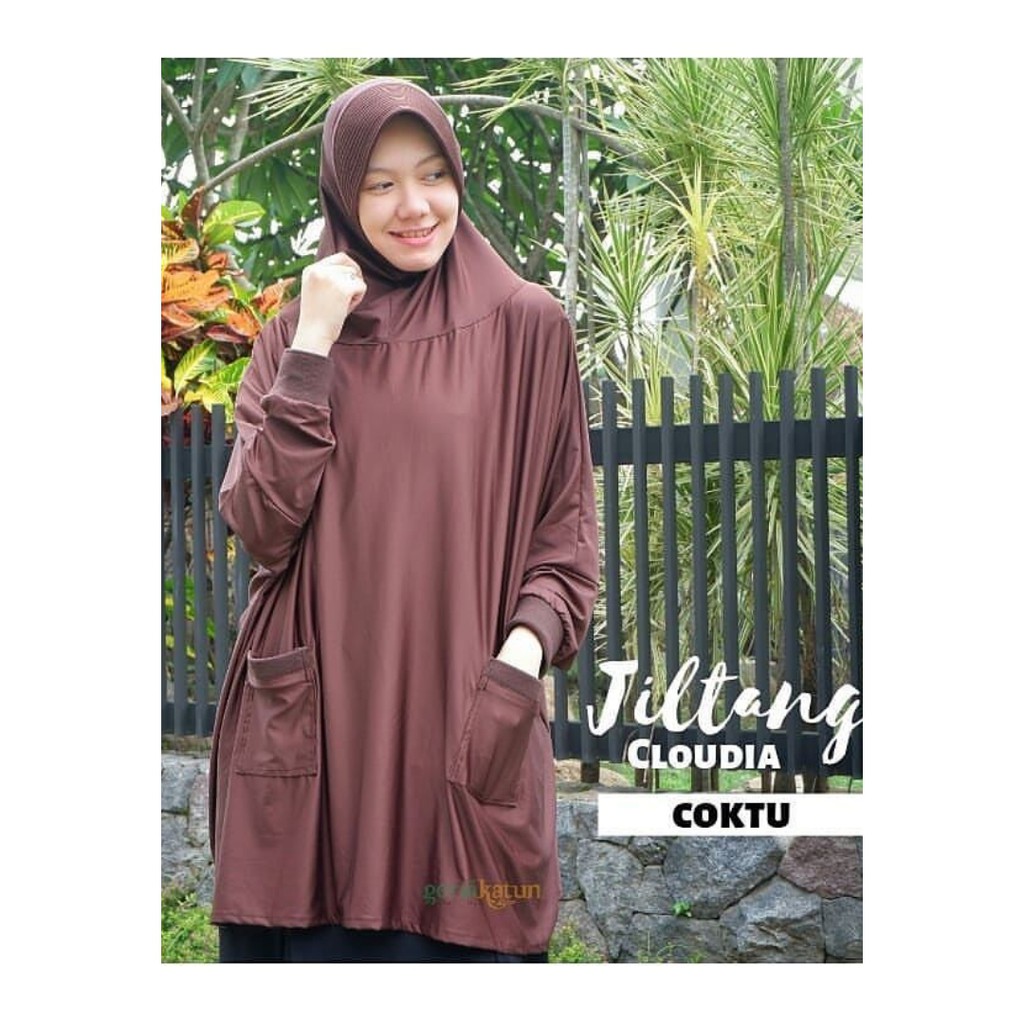 Jiltang Sporty Cloudia Bergo tangan Cloudia jilbab  