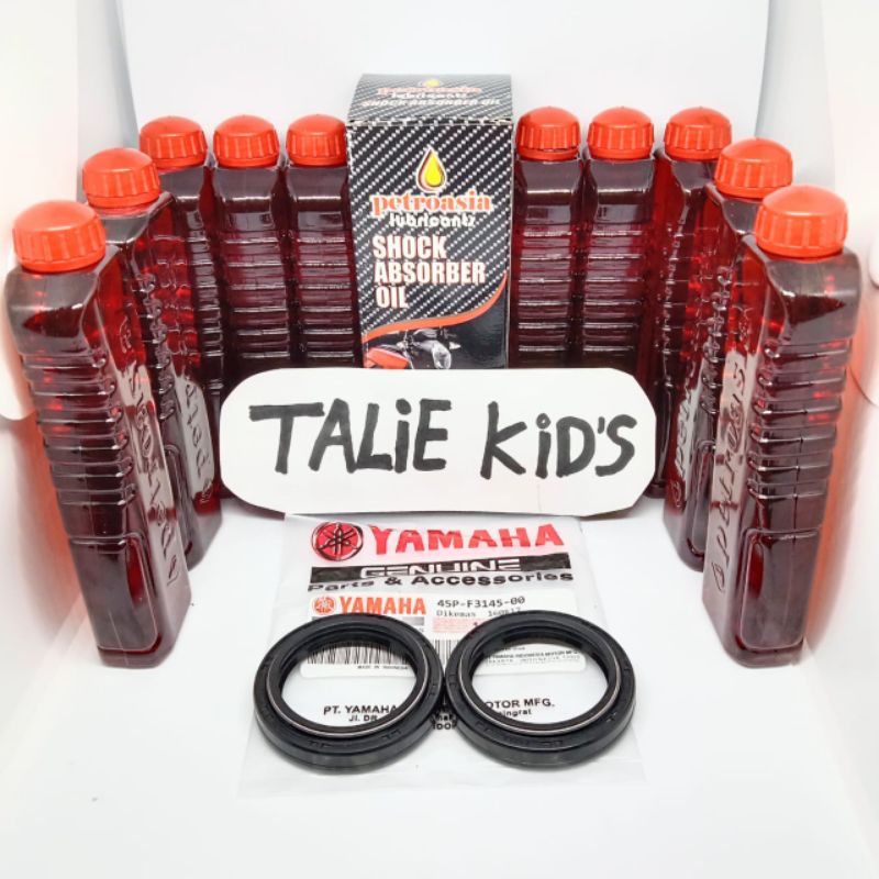 PAKET SEAL SHOCK DEPAN YAMAHA BYSON/R25/MT25 SEAL 2 SHOCK+OLI SHOCK 5KOTAK