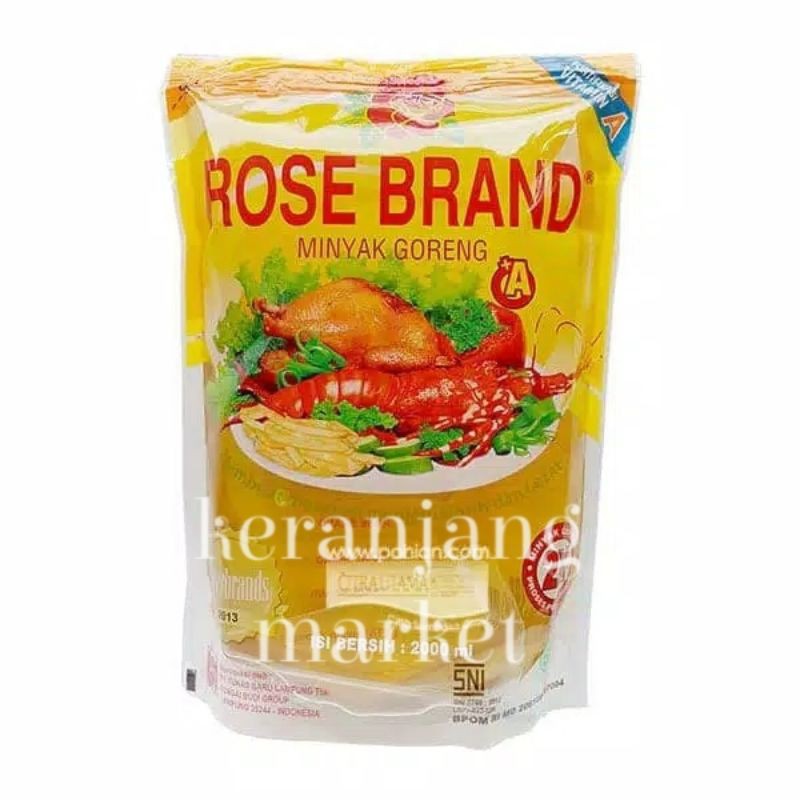 

Keranjang market minyak goreng Rose Brand 2Lt