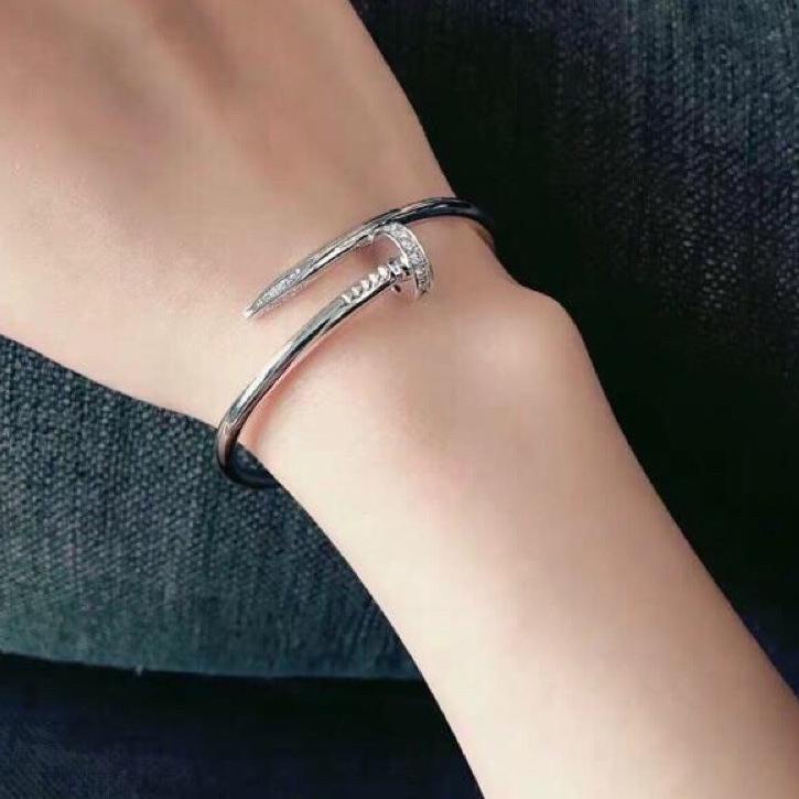 ✾ Gelang paku Cartieree Cap 750 Diamond anti karat Premium ۞
