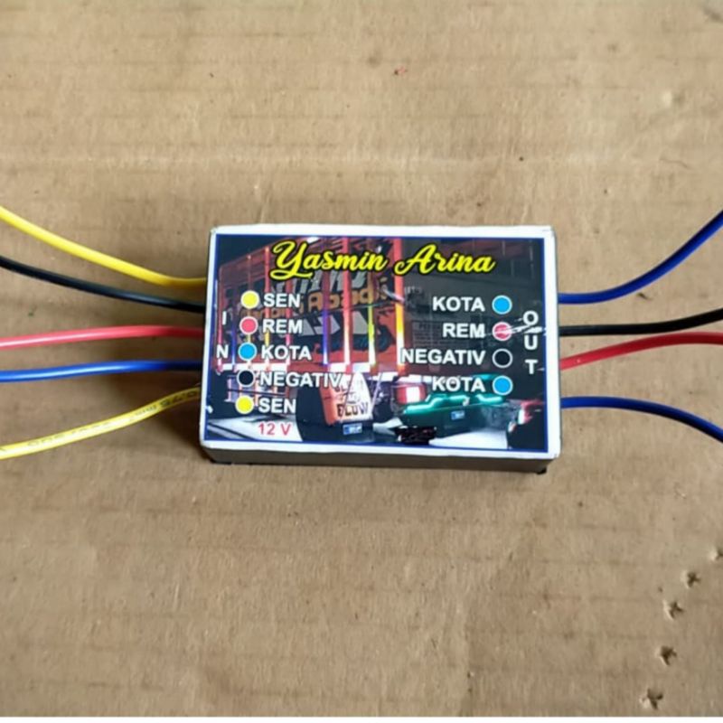 modul lampu kolong 3 fungsi 2 lampu truk dan pickup