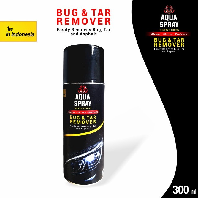 Aqua Spray Bug Tar Remover Spray Pembersih Noda Aspal Kendaraan DLL