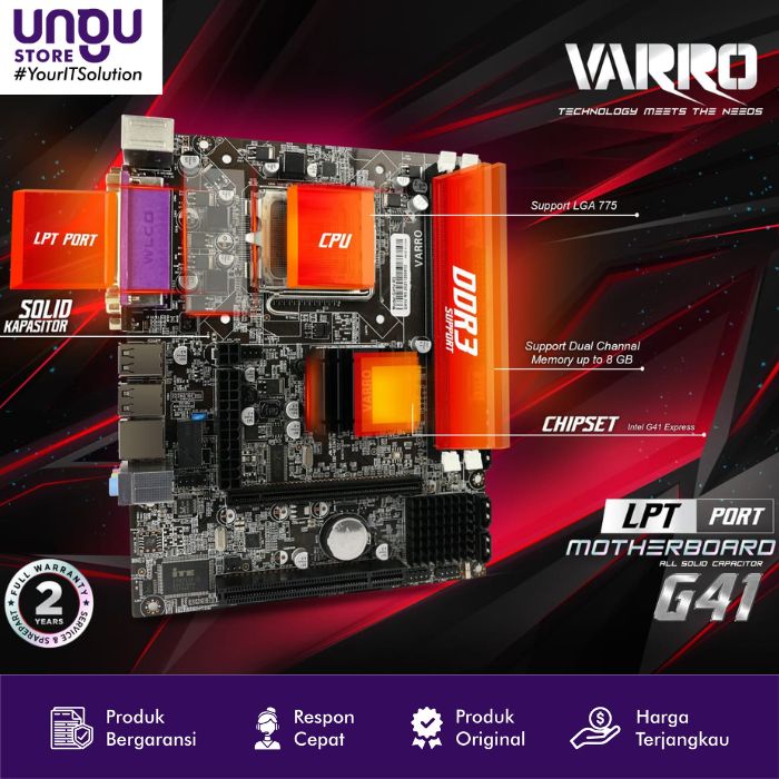 Motherboard Varro G41 LPT PORT