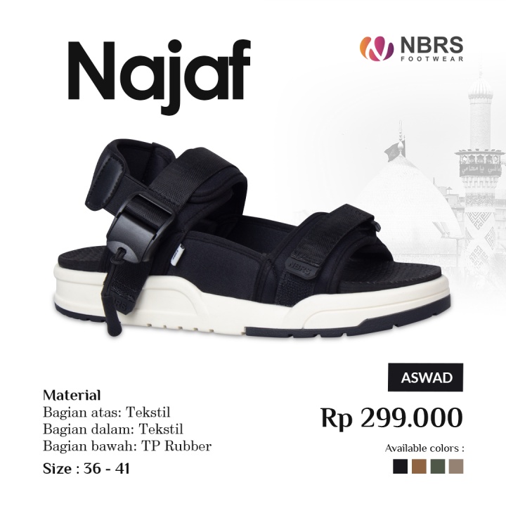 Nibras Footwear Najaf Sepatu Sandal Casual Pria Wanita