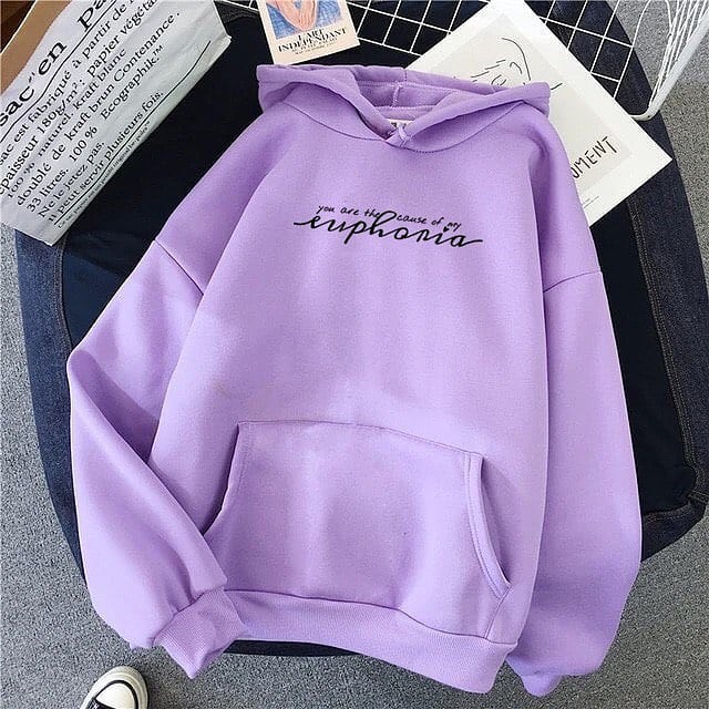 Hoodie Pria EUPHORIA / Hoodie Wanita EUPHORIA / Pullover Hoodie EUPHORIA