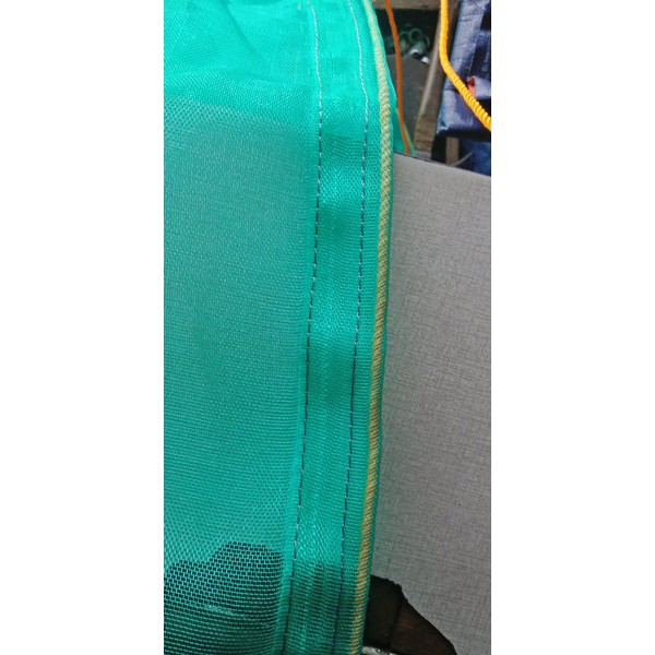 Waring keramba ikan kotak ukr 2x1x1. waring hijau