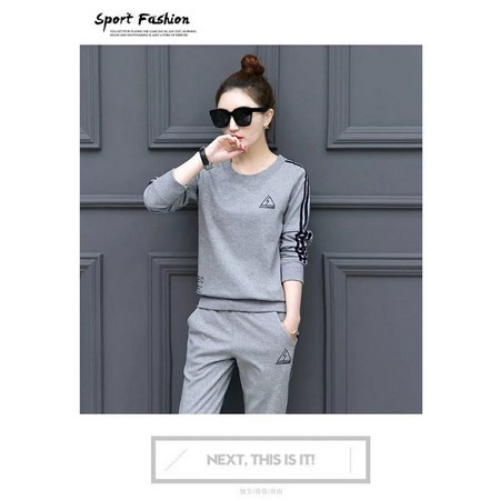 b027, import Baju Lengan Panjang dan Celana Wanita Keren baju set wanita