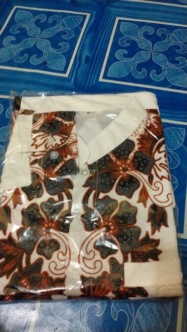 Batik Solo Modern Sarung Dan Koko Batik Kembang Gunung