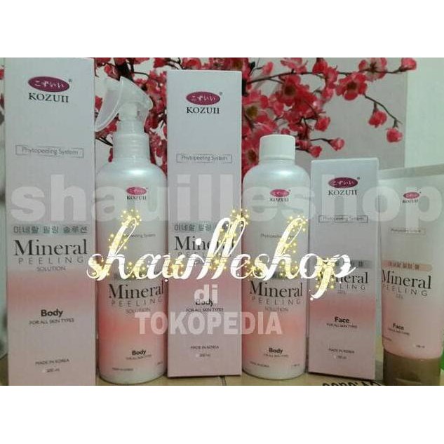 -TERLARIS- KOZUII MINERAL PEELING 100% ORIGINAL ASLI JACO TV / PERONTOK DAKI