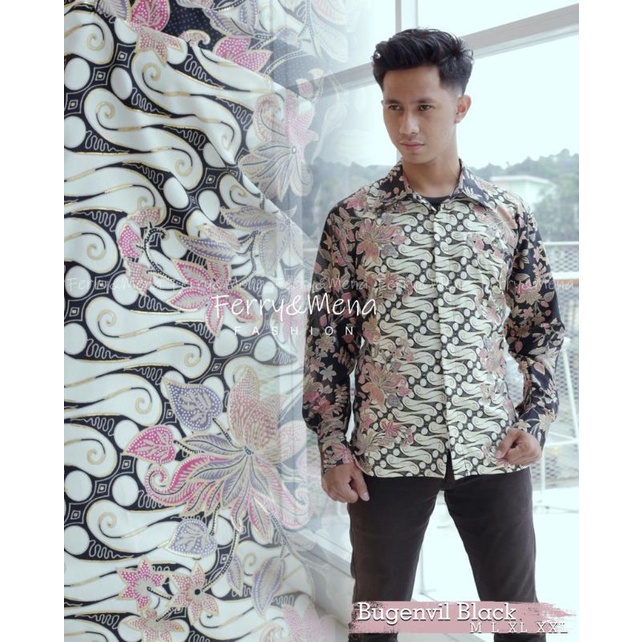 Hem batik pria lengan panjang / kemeja batik / kemeja cowok panjang / Hem panjang