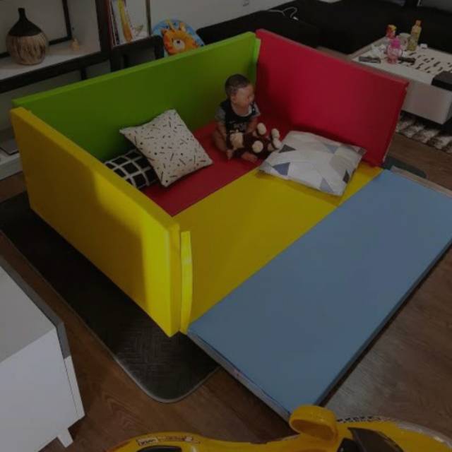 Preloved Mamacoco Bumpermat Rainbow