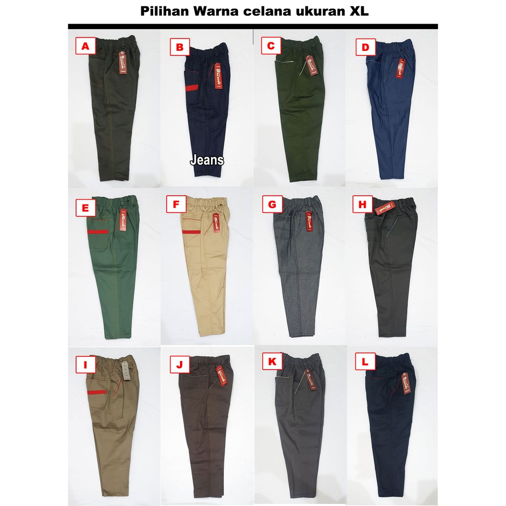  Celana  Chino  Panjang Anak  XL 4th Produk Exclusive Bahan 