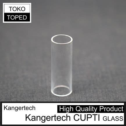 koleksi tabung bahan kaca Kangertech CUPTI Replacemen warna glass bening