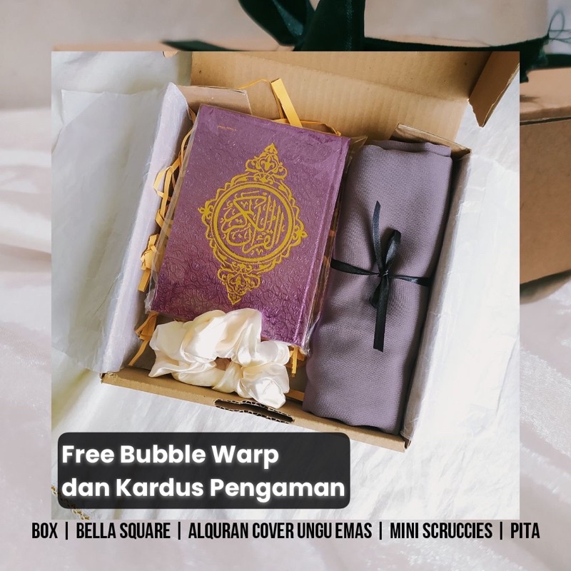 Hampers / Gift Box Muslimah Cewek Hijab Murah Hadiah Lebaran, Ulang