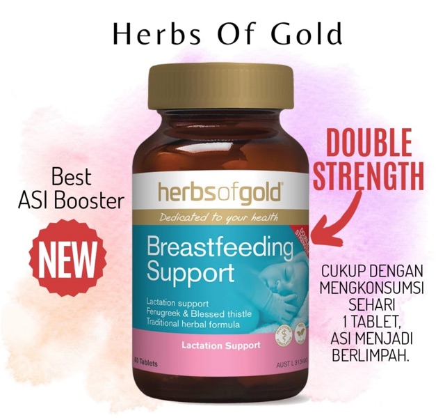 Herbs of Gold Breastfeeding Support - Asi booster