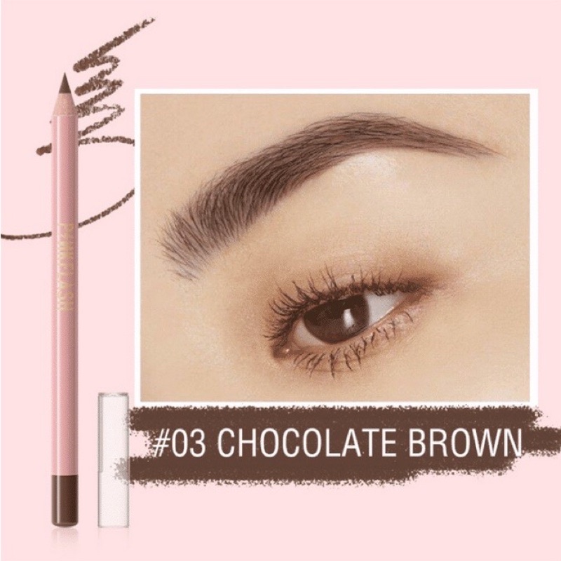 &lt;b.ux&gt; pink flash pensil eyebrow - pensil alis pink flash - pink flash waterproof easy eyebrow pencil